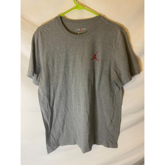 Nike Air Jordan Mens Size Medium M gray Tshirt Shirt Flying Dunk Short Sleeve - Picture 1 of 2